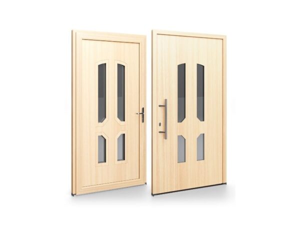 Porte d’entrée PVC – Panneaux affleurants - Radana