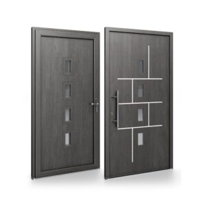 Porte d’entrée PVC – Panneaux affleurants - Raisa