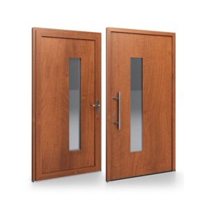 Porte d’entrée PVC – Panneaux affleurants - Rosalie