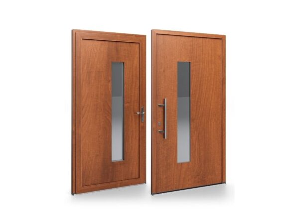 Porte d’entrée PVC – Panneaux affleurants - Rosalie