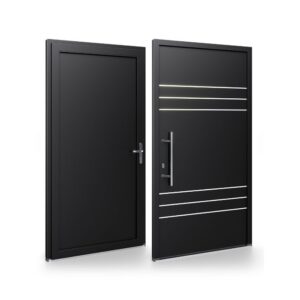 Porte d’entrée PVC – Panneaux affleurants - Sarah