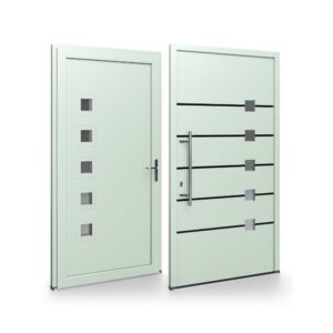 Porte d’entrée PVC – Panneaux affleurants - Sofie