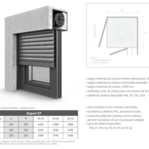 Volets roulants - Stores supérieurs Expert XT