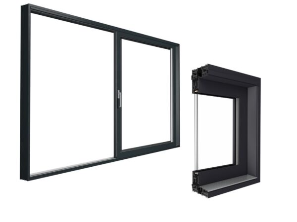 Baie coulissante aluminium MB-77HS HI