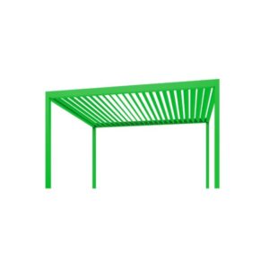 Pergola Bioclimatique Nuun Eco - Luminous green RAL-6038