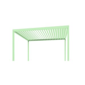 Pergola Bioclimatique Nuun Eco - Pastel green RAL-6019