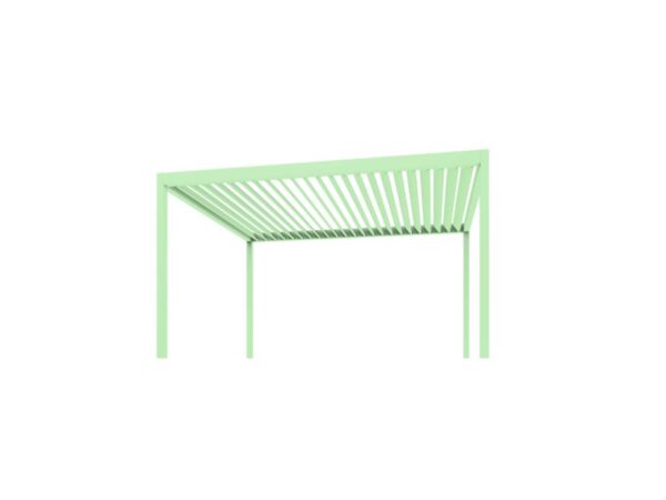 Pergola Bioclimatique Nuun Eco - Pastel green RAL-6019