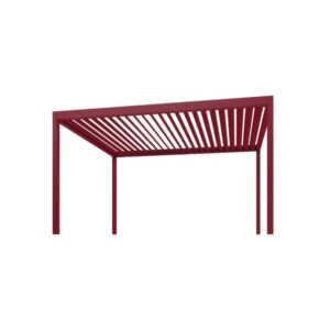 Pergola Bioclimatique Nuun Eco - Pearl ruby red RAL-3032