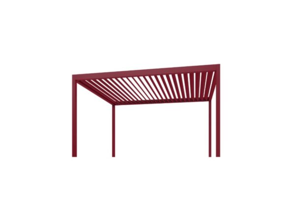 Pergola Bioclimatique Nuun Eco - Pearl ruby red RAL-3032