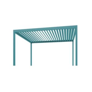 Pergola Bioclimatique Nuun Eco - Turquoise blue RAL-5018