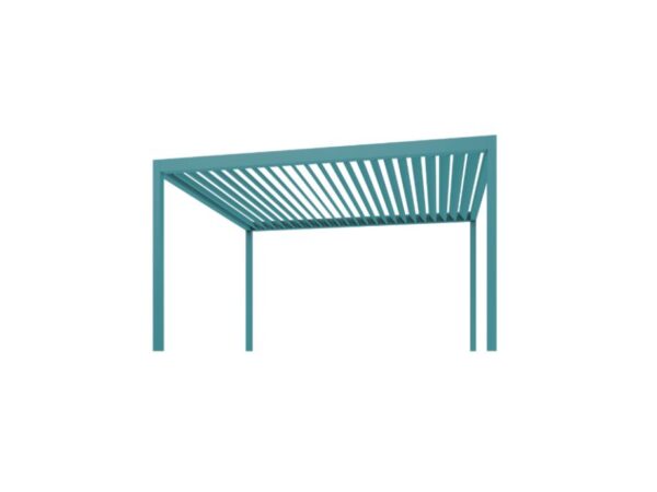 Pergola Bioclimatique Nuun Eco - Turquoise blue RAL-5018